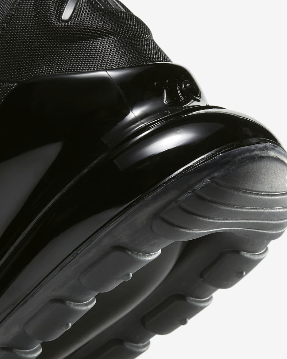 Nike black shoes air max 270 best sale